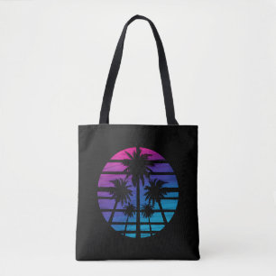 Tote Bag Palm Tree Hawaiian Beach Vacances été