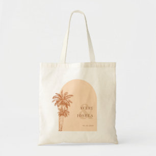 Tote Bag Palmiers en terre cuite Ampersand Boho Wedding Fav