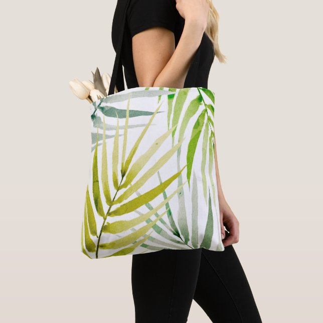 Tote Bag Palmiers ombres (De près)