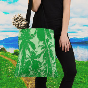 Tote Bag Palmiers verts