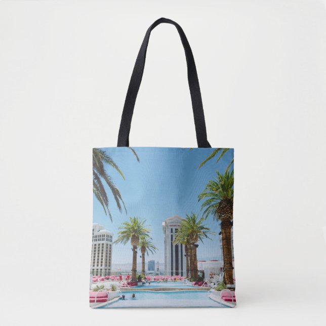 Tote Bag Palmiers verts et marrons (Devant)