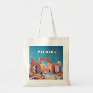 TOTE BAG PALMYRA SYRIA RUINY JOYELY WASHID خ WASHID
