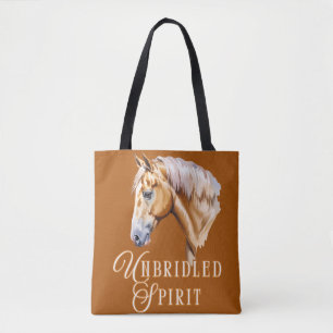 Tote Bag Palomino Horse Unbrided Spirit