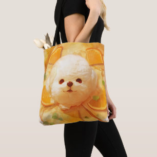 Tote Bag Pancake hollandais bébé avec crème glacée de chien
