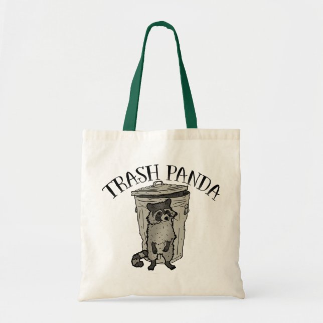Tote Bag Panda de déchets de raton laveur (Devant)