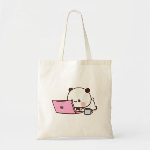 Tote Bag Panda Et Brownie Bear Couple