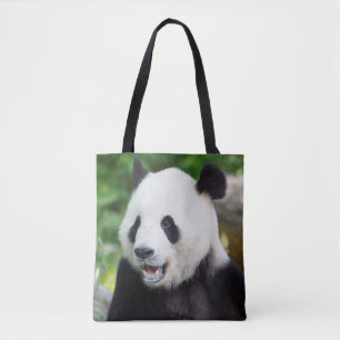Tote Bag Panda géant mangeant le bambou