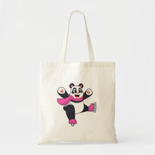 Tote Bag Panda Patinage sur glace Patins sur glace