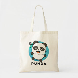 Tote Bag Panda Pun Animal Punda Funny