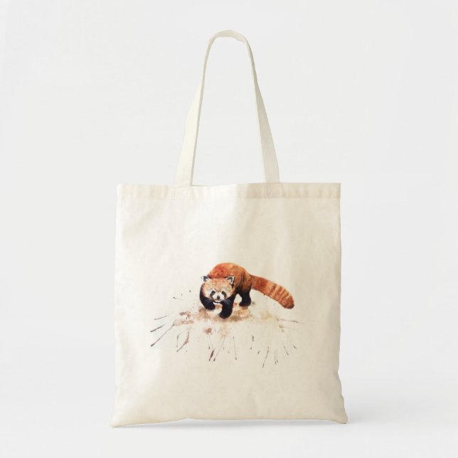 TOTE BAG PANDA ROUGE (Devant)