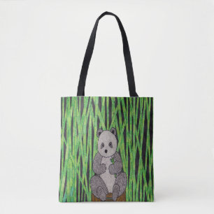 Tote Bag Panda (simple) - Fourre-tout