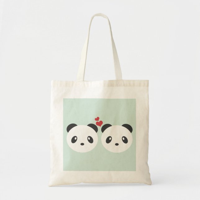 Tote Bag Pandas mignons (Devant)