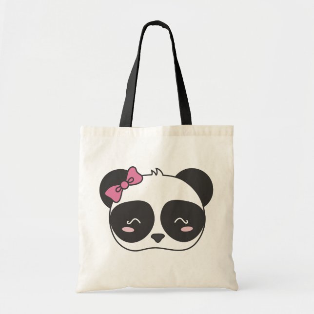 Tote Bag Pandore, le panda adorable (Devant)