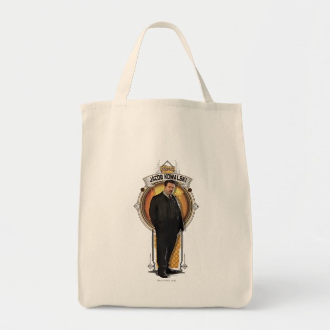 Tote Bag Panneau Art déco JACOB KOWALSKI™ (Devant)