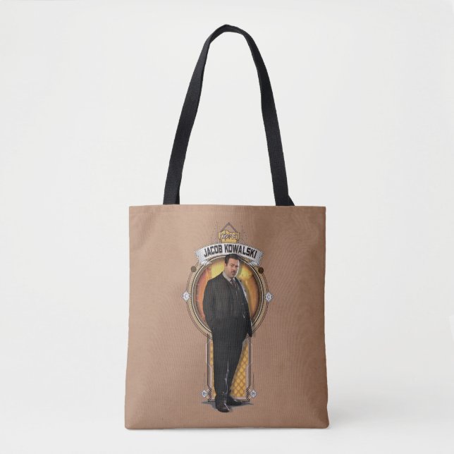 Tote Bag Panneau Art déco JACOB KOWALSKI™ (Devant)