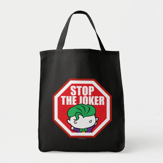 Tote Bag Panneau Chibi "Stop The Joker" (Devant)