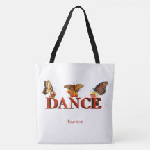 Panneau de danse personnalisé avec papillons