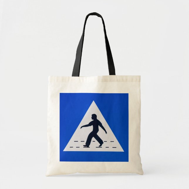 Tote Bag Panneau de passage pour piétons omanais - Mascate, (Devant)