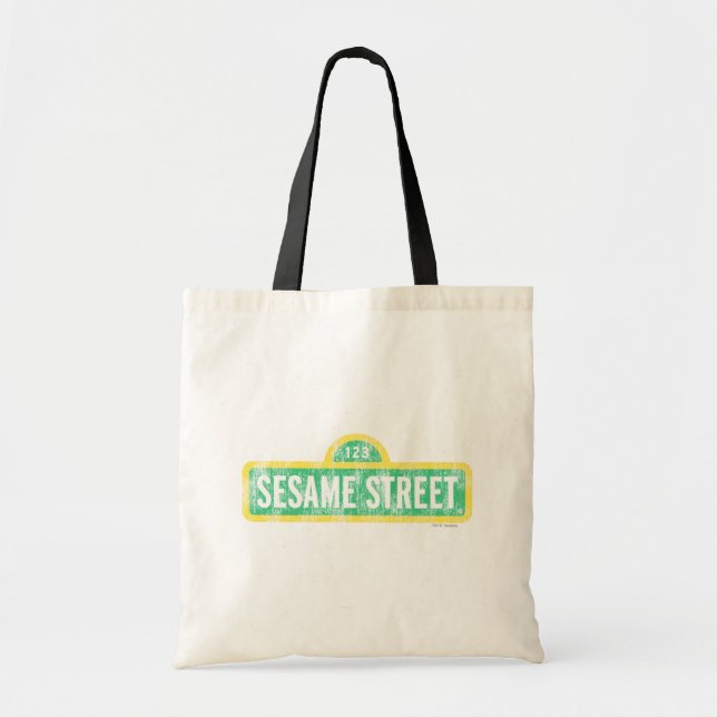 Tote Bag Panneau de rue Sésame (Devant)