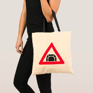 Tote Bag Panneau de signalisation de tunnel Symbole de la c