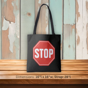 Tote Bag Panneau STOP