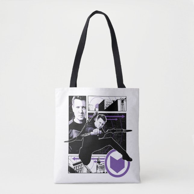 Tote Bag Panneaux graphiques Hawkeye City (Devant)