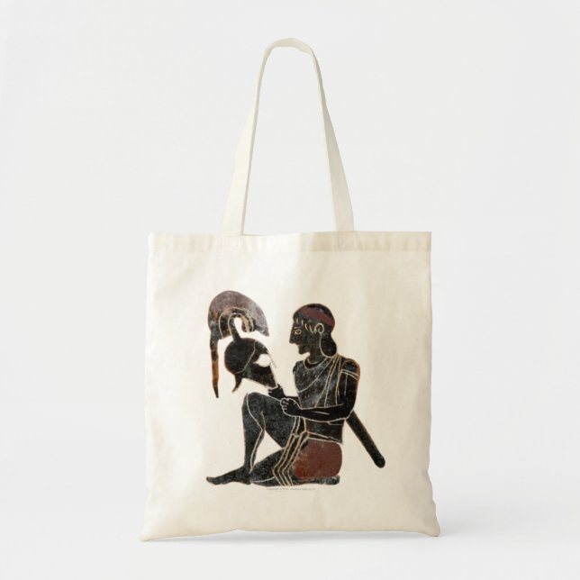 Tote Bag Panoplie - séance de soldat de hoplite du grec (Devant)