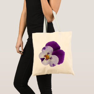 Tote Bag Pansement blanc pourpre