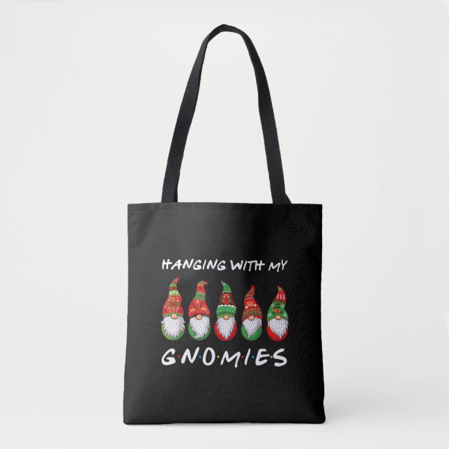 Tote Bag Panser Avec Mes Gnomies Gnome Ami Noël (Devant)
