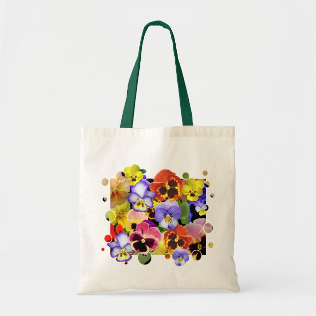 Tote Bag Pansy Patchwork (Devant)