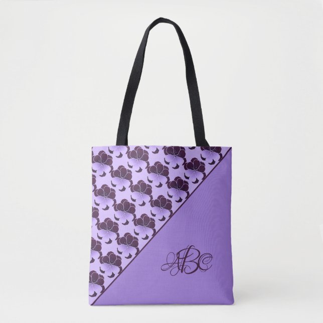 Tote Bag Pansy Power (Devant)