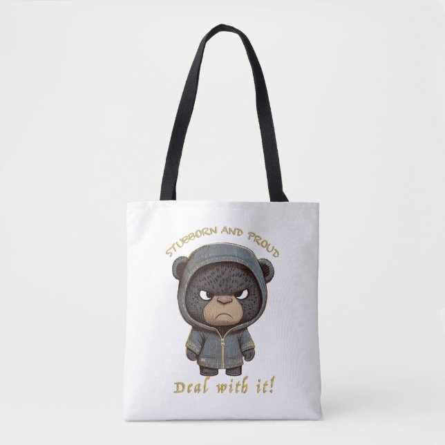 Tote Bag Panther Têtu Devoir Avec Il Mignonne Adorable Drôl (Devant)