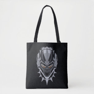 Tote Bag Panthère noire Emblème de tête de panthère noire