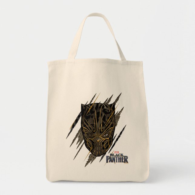 Tote Bag Panthère noire | Erik Killmonger Claw Marks (Devant)