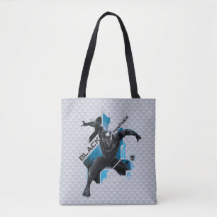 Tote Bag Panthère noire Graphique de caractères haute tec