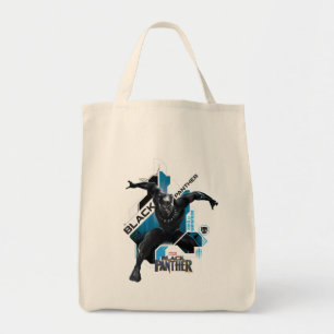 Tote Bag Panthère noire Graphique de caractères haute tec