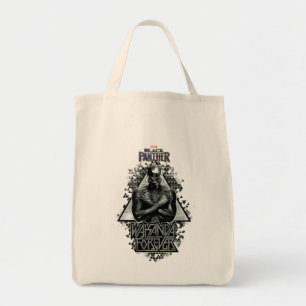 Tote Bag Panthère noire   Graphique "Wakanda Forever"