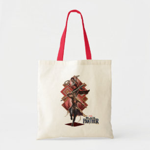Tote Bag Panthère noire   Nakia & Okoye Wakandan Graphic