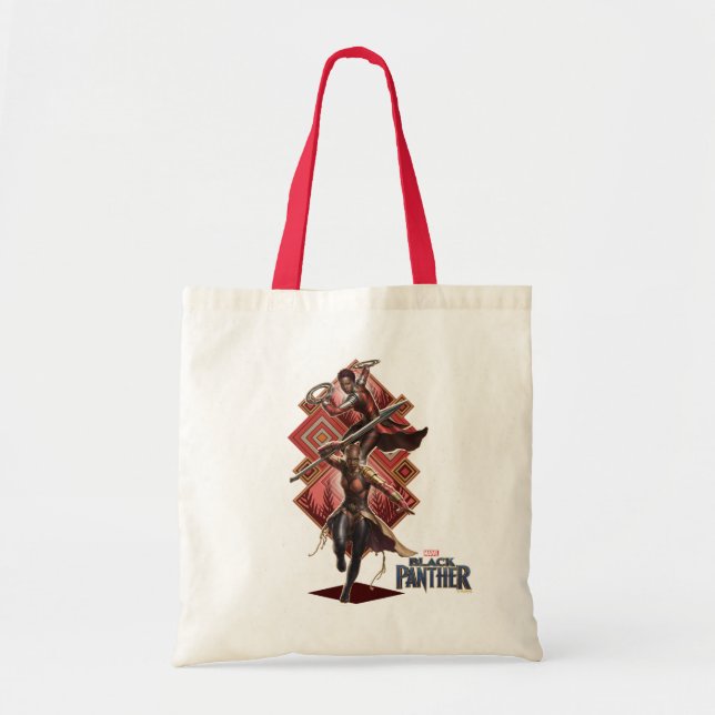 Tote Bag Panthère noire | Nakia & Okoye Wakandan Graphic (Devant)