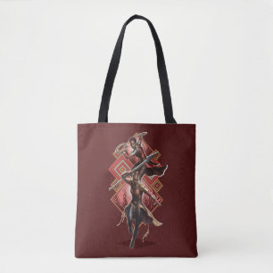 Tote Bag Panthère noire   Nakia & Okoye Wakandan Graphic