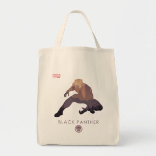 Tote Bag Panthère noire silhouette héroïque