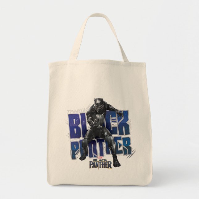 Tote Bag Panthère noire | T'Challa - Graphique de panthère  (Devant)