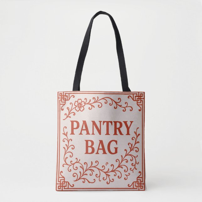 TOTE BAG "PANTRY BAG" - CHINOISERIE FOURRE-TOUT (Devant)