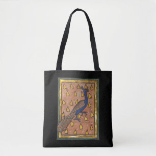 Tote Bag Paon du bestiaire médiéval c. 1270