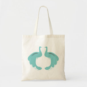 Tote Bag PAONS dans le poids léger Fourre-tout d'AQUA