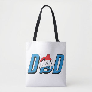 Tote Bag Papa Captain America