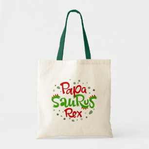 Tote Bag Papa Saurus Rex Graphic