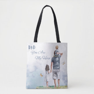 Tote Bag Papa, tu es mon héros