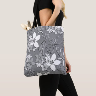 Tote Bag Papier mural à fleurs 2