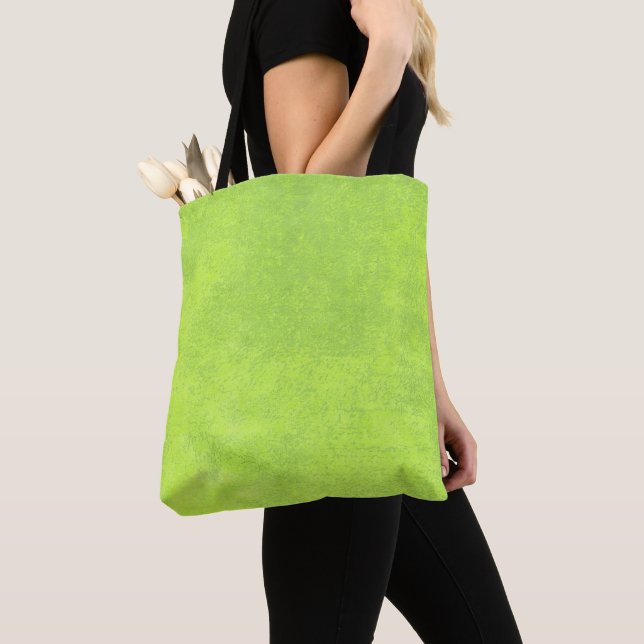 Tote Bag Papier vert abstrait (De près)